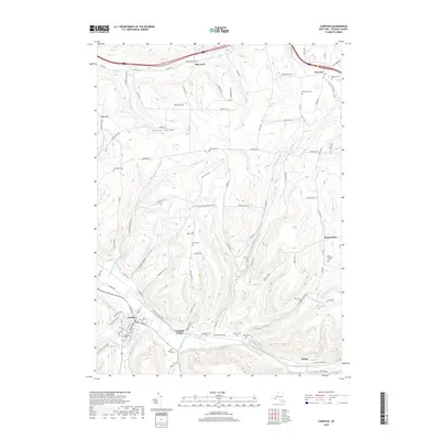 2019 Map of Canisteo, 2019 Print