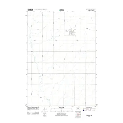 2012 Map of Canistota, 2012 Print
