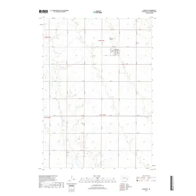 2017 Map of Canistota, 2017 Print