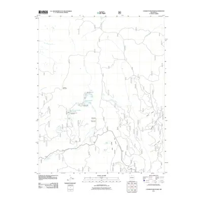 2011 Map of Canjilon Mountain, 2011 Print