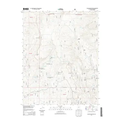 2013 Map of Canjilon Mountain, 2013 Print
