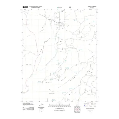 2011 Map of Canjilon, 2011 Print