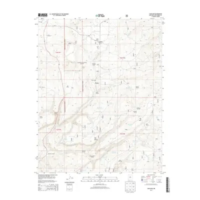2013 Map of Canjilon, 2013 Print