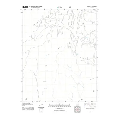 2011 Map of Canjilon SE, 2011 Print