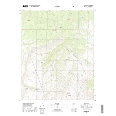 2020 Map of Canjilon SE, 2020 Print