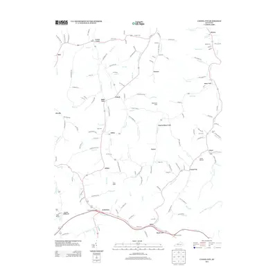 2013 Map of Cannel City, 2013 Print