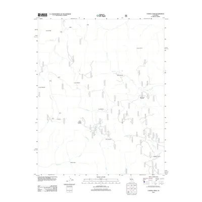 2012 Map of Cannell Peak, 2012 Print