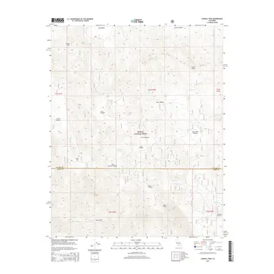 2015 Map of Cannell Peak, 2015 Print