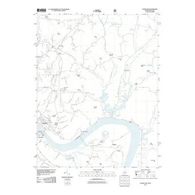 2011 Map of Cannelton, 2011 Print