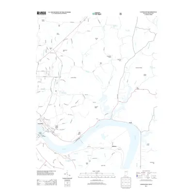 2013 Map of Cannelton, 2013 Print