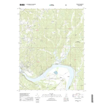 2019 Map of Cannelton, 2019 Print