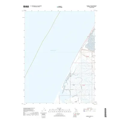 2018 Map of Cannibal Island, 2018 Print