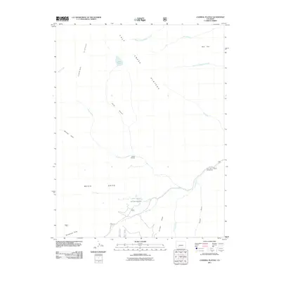 2011 Map of Cannibal Plateau, 2011 Print