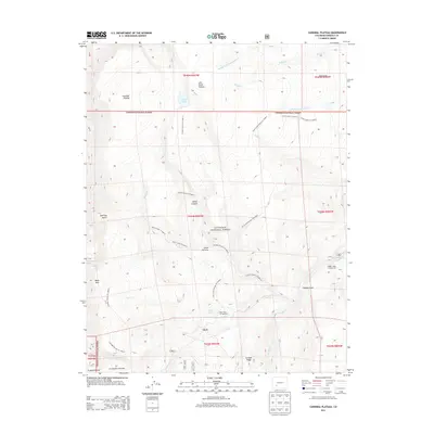 2013 Map of Cannibal Plateau, 2013 Print