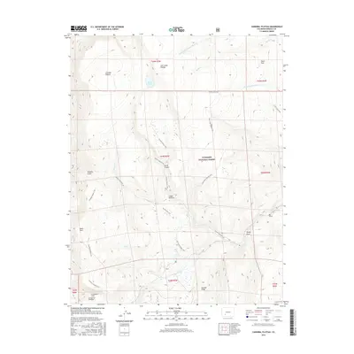 2016 Map of Cannibal Plateau, 2016 Print