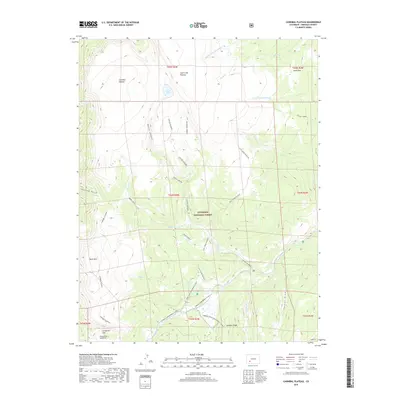 2019 Map of Cannibal Plateau, 2019 Print