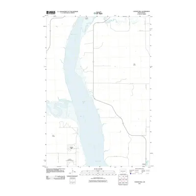 2011 Map of Cannon Ball, 2011 Print