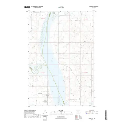 2017 Map of Cannon Ball, 2017 Print