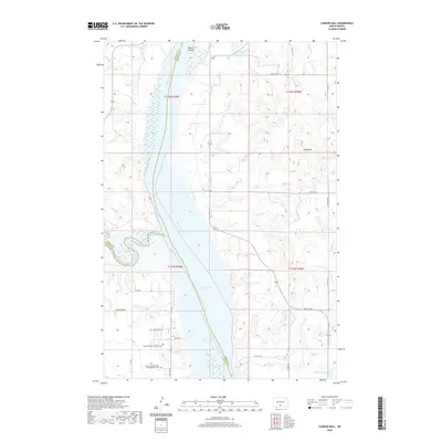 2020 Map of Cannon Ball, 2020 Print