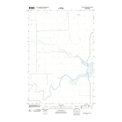 2011 Map of Cannon Ball NW, 2011 Print