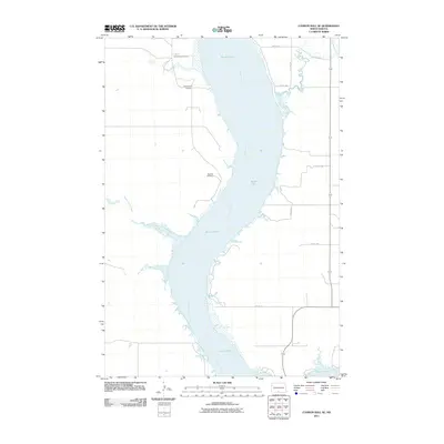 2011 Map of Cannon Ball SE, 2011 Print