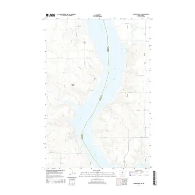 2014 Map of Cannon Ball SE, 2014 Print