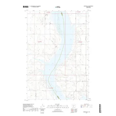 2017 Map of Cannon Ball SE, 2017 Print