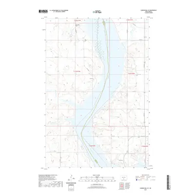 2020 Map of Cannon Ball SE, 2020 Print