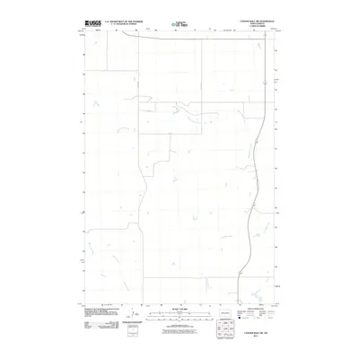 2011 Map of Cannon Ball SW, 2011 Print