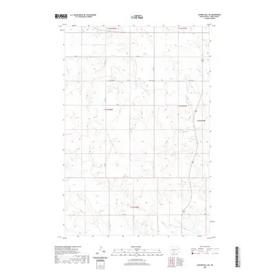 2020 Map of Cannon Ball SW, 2020 Print