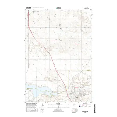 2016 Map of Cannon Falls, 2016 Print