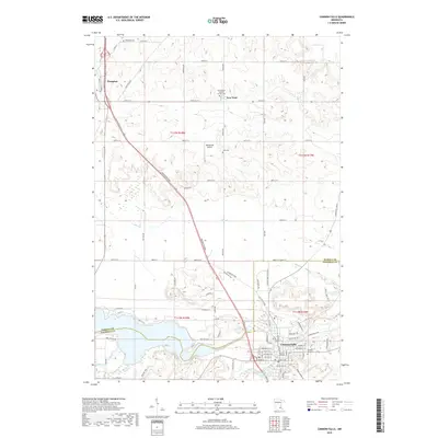 2019 Map of Cannon Falls, 2019 Print