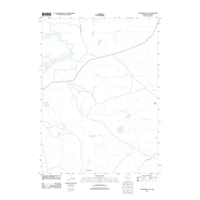 2012 Map of Cannonball Cut, 2012 Print