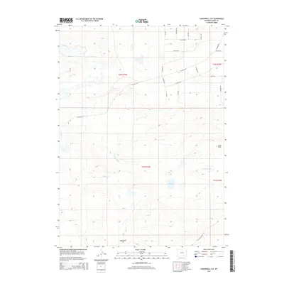 2015 Map of Cannonball Cut, 2015 Print