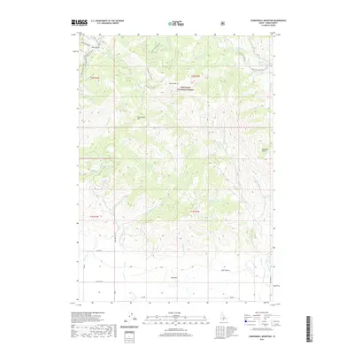 2020 Map of Cannonball Mountain, 2020 Print