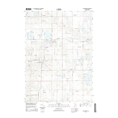 2014 Map of Cannonsburg, 2014 Print