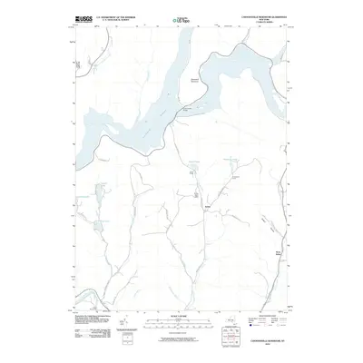 2010 Map of Cannonsville Reservoir, 2010 Print