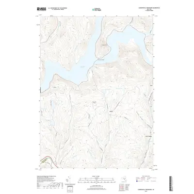 2019 Map of Cannonsville Reservoir, 2019 Print