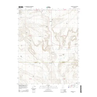2014 Map of Cannonville, 2014 Print