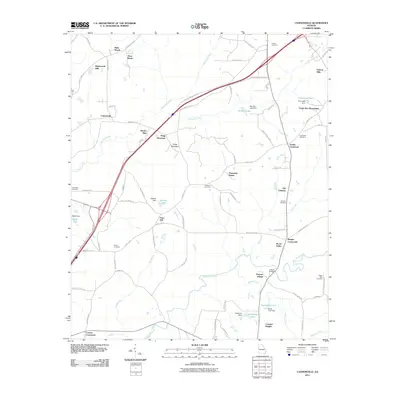 2011 Map of Cannonville, 2011 Print
