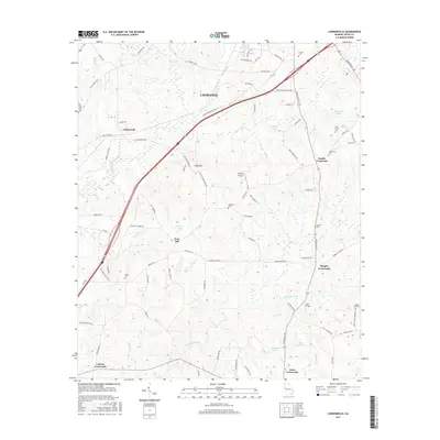 2017 Map of Cannonville, 2017 Print