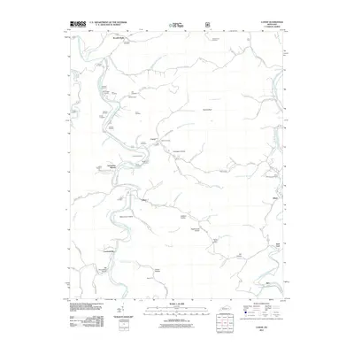 2011 Map of Canoe, 2011 Print