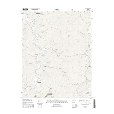 2016 Map of Canoe, 2016 Print