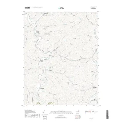 2019 Map of Canoe, 2019 Print