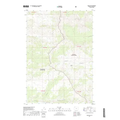 2017 Map of Canoe Lake, 2017 Print
