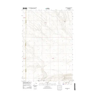 2013 Map of Canoe Ridge, 2013 Print