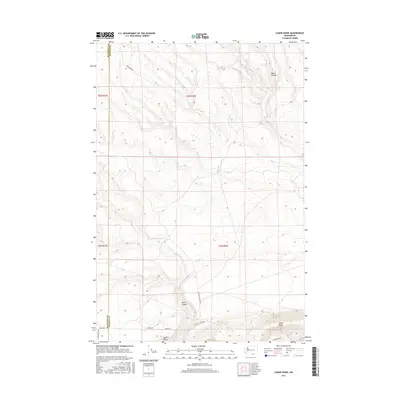 2017 Map of Canoe Ridge, 2017 Print