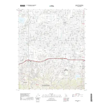 2018 Map of Canoga Park, 2018 Print