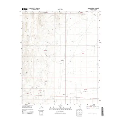 2013 Map of Canon Agua Buena, 2013 Print