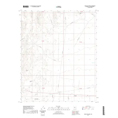 2020 Map of Canon Agua Buena, 2020 Print